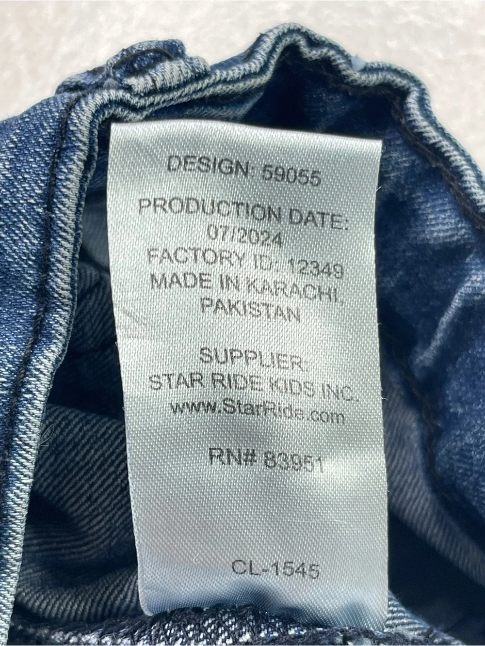 True Religion Kids Cargo Straight Leg Medium Wash Jeans Size M (10/12)
